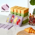 thumbnail image 1 of Silicone Ice Cube Tray with Lid Large Ice Mold for Slow Melting Freeze Store Soup Sauce Broth Food-Grade Silicone Freezer Container for Leftovers Vegetables, 1 of 7