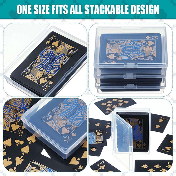 10 Pièces Boîtes Cartes À Jouer Étui Cartes À Collectionner Organisateur Stockage De Cartes Étui