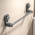 thumbnail image 1 of Dpityserensio Towel Rack Suction Cup Strong Punch-free Bathroom Towel Rack Wall Hanging Bathroom Shelf, 1 of 3