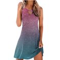 thumbnail image 1 of Besolor Robe à Paillettes pour Femmes 2024 Tendance à Encolure Goutte d'Eau Robe d'Été Scintillante Ligne A Fluide Plage Fête Mini Robes d'Été, 1 of 5