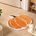 thumbnail image 1 of Jubipavy Pumpkin Bathroom Rugs Pumpkin Shaped Bath Mat Machines Washable Orange Bath Rugs Tub Living Bedroom Kitchen Decoration Area Rugs Gift, 1 of 8