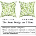 thumbnail image 4 of Lime Green Grey Leopard Print Pillow Covers 16X16 Inch Watercolor Gray Cheetah Decorative Pillow Cases Animal Square Throw Pillow Case Set of 2 Home Decor For Sofa Living Room Bedroom Bed Cushion, 4 of 5