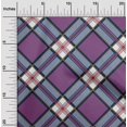 thumbnail image 1 of oneOone Viscose Chiffon Fabric Tartan Check Print Fabric BTY 42 Inch Wide, 1 of 4