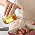 thumbnail image 4 of Oil Dispenser with Brush Opening Condiment Container Multifunctional Barbecue Baking Cooking Seasoning Jar Family Party Grilling Baking Tool Green, 4 of 9