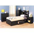 thumbnail image 2 of Prepac Astrid Black Twin Headboard, 2 of 4