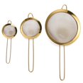 thumbnail image 2 of AMONIDA Flour Colander,Flour Sieve,Stainless Steel Fine Mesh Oil Strainer Flour Colander Sieve Sifters With Long Handle For Kitchen Food, 2 of 8