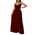 thumbnail image 1 of AherBiu Formal Jumpsuits for Women Chiffon Wide Leg Business Party Cocktail Rompers Sleeveless Overalls, 1 of 6