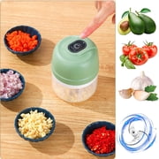 EGNMCR Garlic Masher Electric Garlic Masher Household 250ml Food Processor Small Masher To Vegetable Wireless Food Processor For Ginger Chili Fruit Meat Etc garlic stirrer