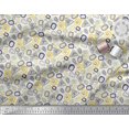 thumbnail image 2 of Soimoi Moss Georgette Fabric Geometric Small Print Sewing Fabric Yard 42 Inch Wide, 2 of 3