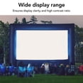 thumbnail image 3 of Portable Outdoor Projection Screen, 16:9 4K HD Movie Screen with Carry Bag, Foldable Anti Crease, for Indoor Outdoor Home Theater Film Night Party Camping, 3 of 7