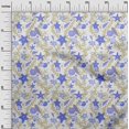 thumbnail image 3 of oneOone Cotton Poplin Purple Fabric Beach Starfish &Shell Craft Projects Decor Fabric Printed By The Yard 56 Inch Wide, 3 of 4