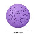 thumbnail image 3 of Lksixu Toddler Toys Educational Baby Toys Outdoor Rain Drum 6 Inch 11-note Little Pattern Steel Tongue Drum Outdoor Musical Instruments Create In Your Garden Learning Toys for Kids, 3 of 3