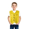 thumbnail image 2 of 2025 Garçons Hauts Garçons Pyjamas Décontractés Garçons Paillettes Scintillantes Fête Garçons Chemise Habillée Carnaval Robe Sans Manches Gilet T-Shirts Garçons, 2 of 6