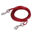 thumbnail image 4 of Long Steel Wire Dog Leash Outdoor Camping Picnic Strong Pet  Cable Rope 5mmx5m, 4 of 7
