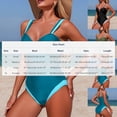 thumbnail image 3 of OHMZYZO Womens One Piece Swimsuit Mesh Panel Contrast Trim V Neck Ruched Tummy Control Bathing Suit For Beach Swimming Pool Vacation, 3 of 8
