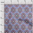 thumbnail image 1 of oneOone Georgette Viscose Fabric Diamond & Swirl Ikat Decor Fabric Printed BTY 42 Inch Wide, 1 of 4