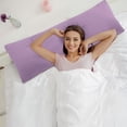 thumbnail image 3 of Unique Bargains Silky-Soft Pillowcase Microfiber Body Pillow Case Cover with Envelope Closure, 3 of 9
