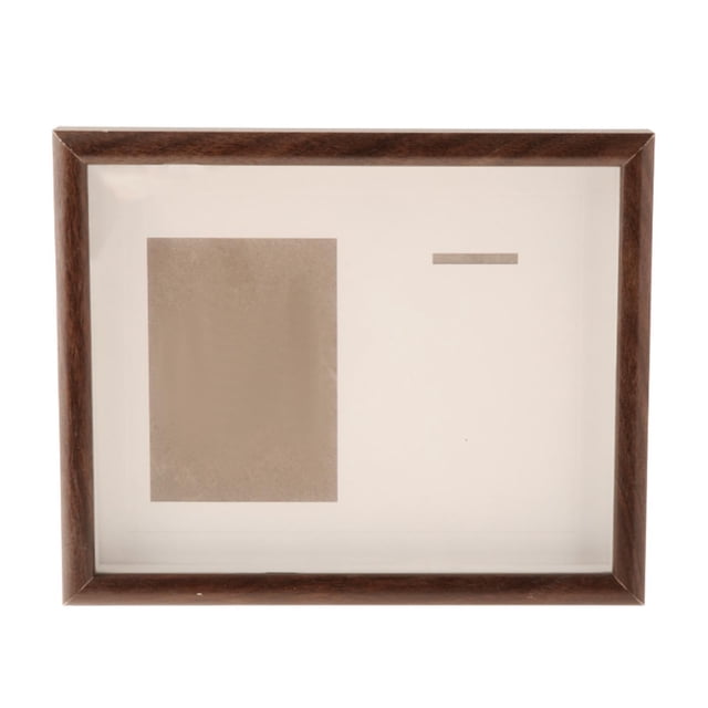DOLITY Medal Display Shadow Box Frame Collectible Wood for Insignia Pins Gymnastics Walnut Color 10inch