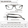 thumbnail image 3 of Milch cow Reading Glasses Blue Light Blocking for Women Men Spring Hinge Computer Cheaters Magnification Eyeglasses Readers +3.50, 3 of 5