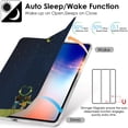 thumbnail image 2 of DuraSafe Cases iPad PRO 11 Inch 2 2020 3 2021 4 2022 [ PRO 11 2nd 3rd 4th ] Printed Slim Lightweight Protective PC Dual Angle Stand Clear Flip Back Cover - Night Sky, 2 of 4