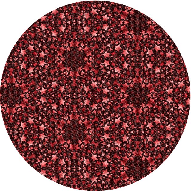 Ahgly Company Tapis Rond Lavable en Machine Intérieur Transitionnel Rouge Bordeaux, 8 Pieds Rond