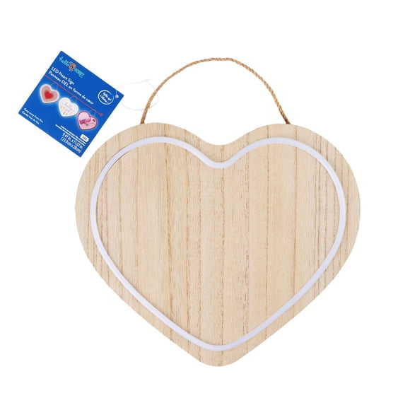 Hello Hobby! LED Heart Wooden Craft