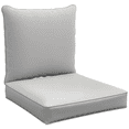 thumbnail image 1 of Outdoor Patio Chair Cushions Deep Seat Replacement Patio Cushions Set Grey, 1 of 10