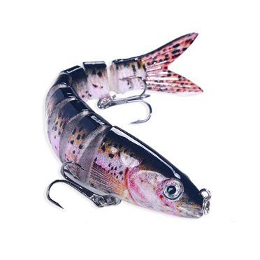 Soft Plastic Crankbait Fishing Lure Artificial Swimbait Lure Y5b9
