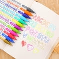 thumbnail image 4 of RKSTN double line pen 12-color Double Line Outline Pen Set For Student Drawing Graffiti Marker 5ml, 4 of 8