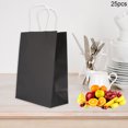thumbnail image 3 of 25 PCS Kraft Paper Gift Bag With Handle for Wedding Candy Favor Bag Durable Large Capacity  Perfect for Parties Shopping Outgoing, 3 of 7