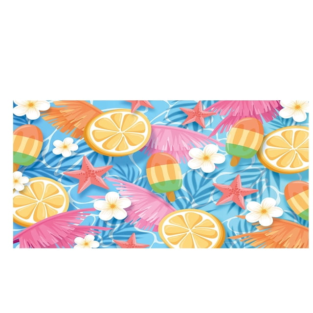 CEHVOM Microfiber Beach Towel Super Lightweight Colorful Bath Towel Sandproof Beach Blanket Multi-Purpose Towel For Travel Swimming Pool 30x60 Inch Clearance