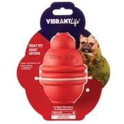 Vibrant Life Rubber Large, Medium Red Treat Dispenser Dog Toys