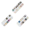 thumbnail image 2 of Thinsony Natural Conch Chip Nail Sticker Set High Brightness Nail Decals Kit Manicure Beauty Supplies 2 1Set, 2 of 6