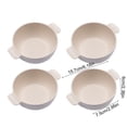thumbnail image 3 of Dvruxg Wheat Straw Dinnerware Set - 4 Bowls, Reusable, Microwave & Dishwasher Safe, Perfect for Camping or Home Use(Beige), 3 of 5