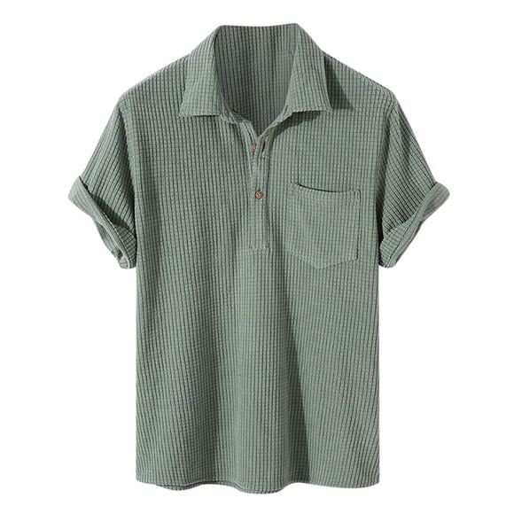 Men's Polos Shirts Short Sleeve,Mens Knitted Polos Shirts Quarter Zip Polos T Shirt Fashion Patchowork Short Sleeve Regular Fit Shirt for Summer