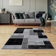 thumbnail image 2 of Lbaiet SL973C81 Black Verena Geometric 8 x 10 ft. Rectangle Area Rug, Black & Gray, 2 of 7