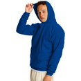 thumbnail image 2 of Hanes Mens EcoSmart Fleece Hoodie, 4XL, Deep Royal, 2 of 4