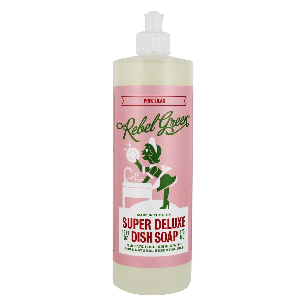 Rebel green Dish Soap Pink Lilac 16 oz