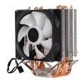thumbnail image 2 of CPU Cooler For  LGA 775 1155 1156 1366 2011, Direct Contact Technology Precise Airflow Cooling Fans Low Noise Excellent Heat Dissipation Six Tubes RGB 3pin FanSingle Fan, 2 of 8