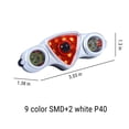 thumbnail image 3 of Chmadoxn Bike Lights For Night Riding 9+2 LEDs 6 Modes USB Charging MTB Headlight Most Powerful Biking Bicycle Light Bicycle tail light, 3 of 8