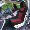 thumbnail image 1 of Universal Fit Car Seat Cover – Full Set of Automotive Seat Covers, Chevron Flat Cloth Car Seat Covers, Seat Protector for Cars, Trucks, SUVs and Vans, Washable Seat Cover, Car Accessories, 1 of 9
