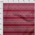 thumbnail image 2 of oneOone Tissu Polyester Lycra Carmin Rouge Floral Bandhani Fournitures de Courtepointe Tissu de Couture au Mètre 56 Pouces de Large, 2 of 4
