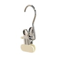 thumbnail image 2 of EGNMCR Bacs de Rangement, Contenants de Rangement Cintres pour Pantalons en Caoutchouc Souple Pinces en Acier Inoxydable Organisateur Polyvalent pour Garde-Robes Antidérapant Pince Sans Trace pour Jupes Jeans Pinces en Acier Inoxydable, 2 of 6