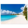 thumbnail image 2 of Caribbean Beach Panorama - Landscape Photo Canvas Art Print, 2 of 3