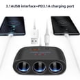 thumbnail image 4 of ZZkhGO 120W Car Charger Adapter, Multi Port USB Charger for All Car Devices, 4 of 7
