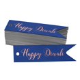 thumbnail image 1 of Inkdotpot Rose Gold Foil Paper Hang Tags Happy Diwali Favor Tags 100 Pieces, 1 of 6