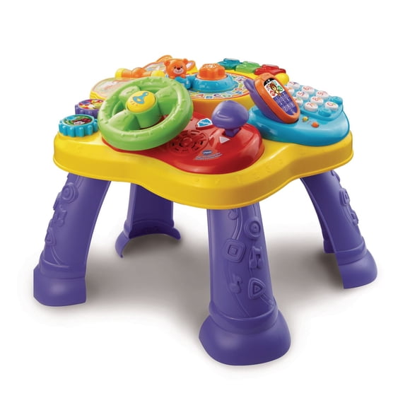 VTech Magic Star Learning Table - Table d'activités éducatives avec accessoires - Jouets pour bébés et tout-petits - Bilingue