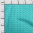 thumbnail image 1 of oneOone Georgette Viscose Fabric Diamond & Leaves Block Decor Fabric Printed BTY 42 Inch Wide, 1 of 4
