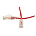 thumbnail image 1 of CableWholesale 10X8-87102 2 Pi. Cat6 Mince Câble de Brassage Ethernet - Bootless & Moulé & 44; Rouge, 1 of 1