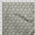 thumbnail image 4 of oneOone Rayon Gray Fabric Floral Sewing Craft Projects Fabric Prints By Yard 56 Inch Wide, 4 of 4